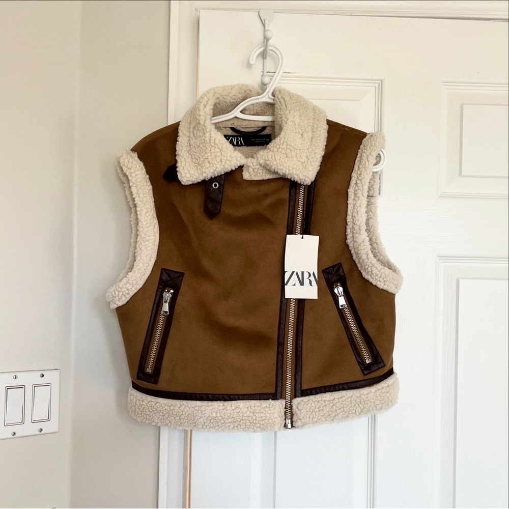 Zara Sherpa Vest